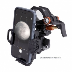 Telescope phone mount and smartphone adapter