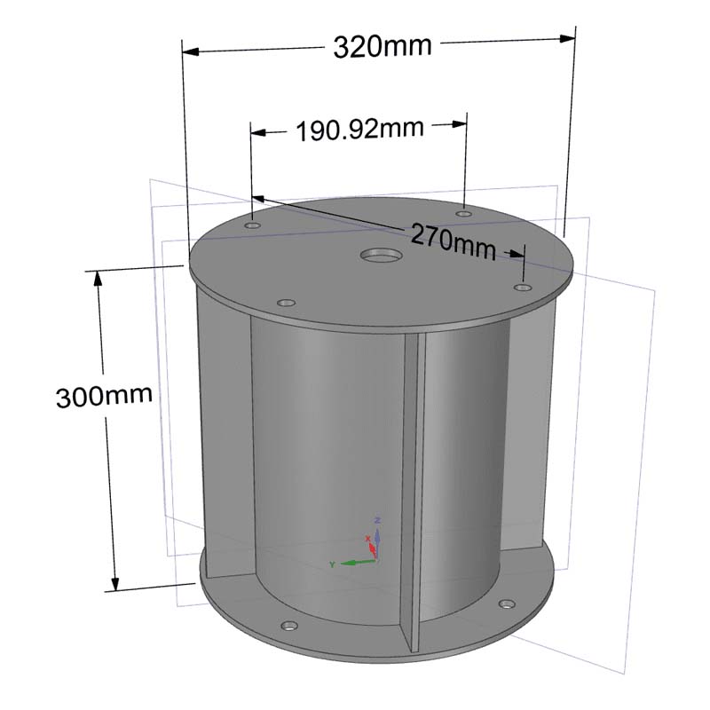 Altair Skyshed 300mm Pier Extension