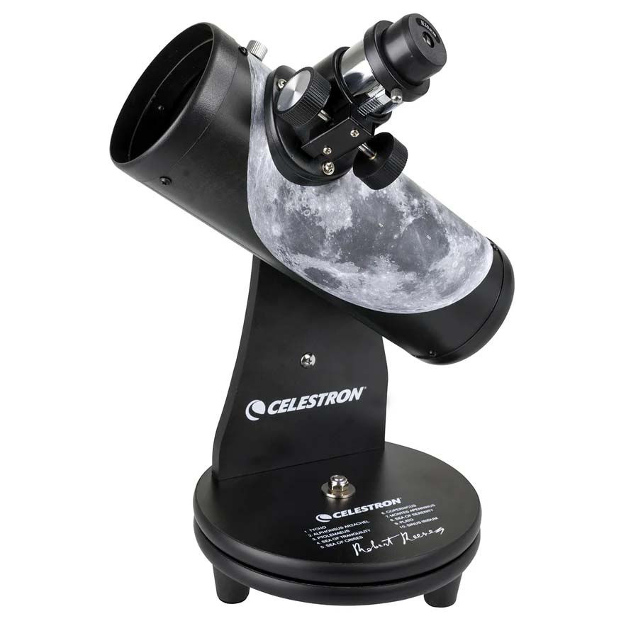 Celestron FirstScope 76 Telescope - Moon Signature Series