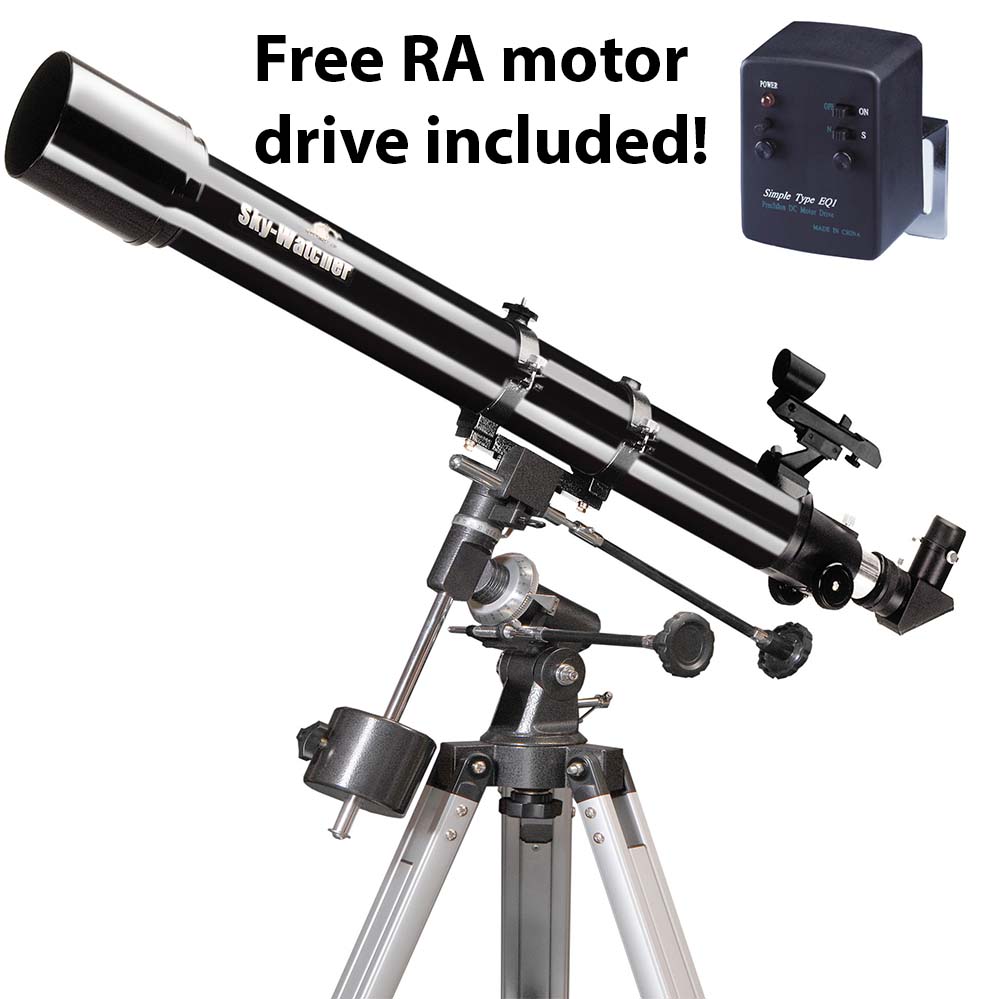 Sky-Watcher Capricorn-70 (EQ1) Refractor Telescope with Free RA Motor Drive